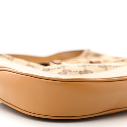 Gucci Monogram Web Jackie O Hobo Tan 9 of 10