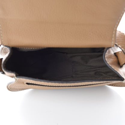 Chloe Calfskin Mini Marcie Round Crossbody Bag Nut 5 of 10