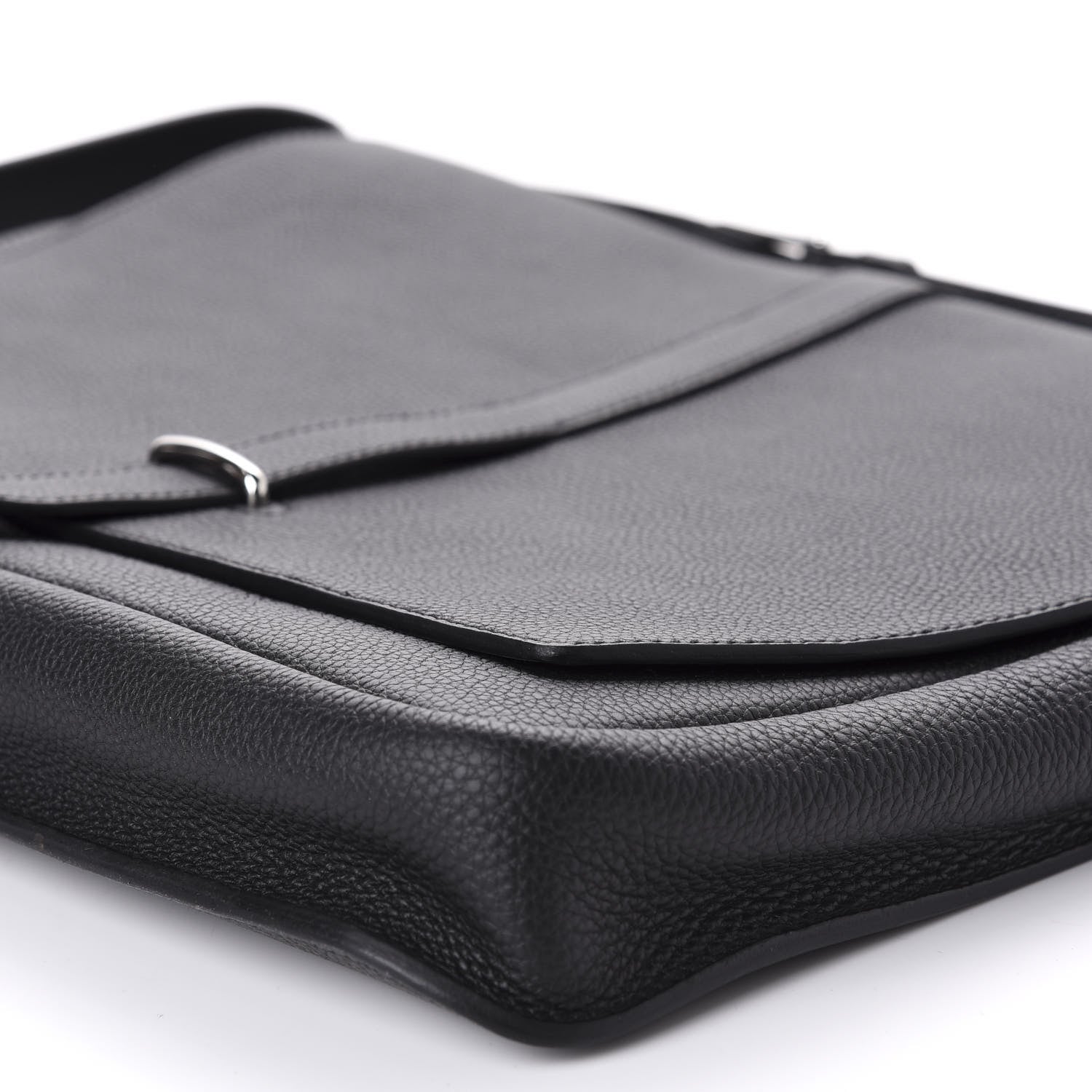 Hermes Togo Steve Light Messenger Black 7 of 9