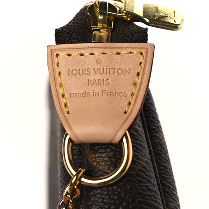 Louis Vuitton Monogram Mini Pochette Accessories 6 of 9