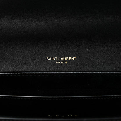 Saint Laurent Woven Raffia Monogram Kaia Satchel Tan 6 of 12
