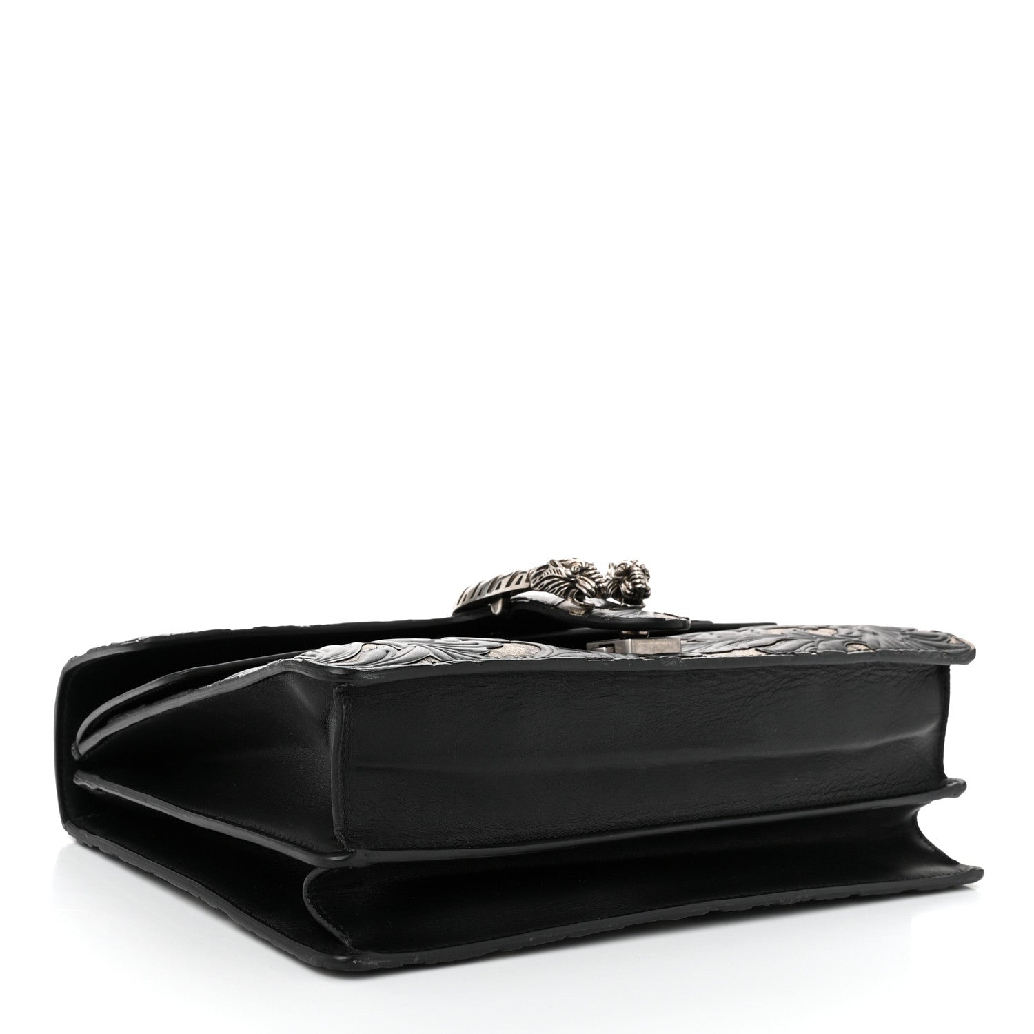 Gucci GG Supreme Monogram Arabesque Medium Dionysus Shoulder Bag Black 4 of 10