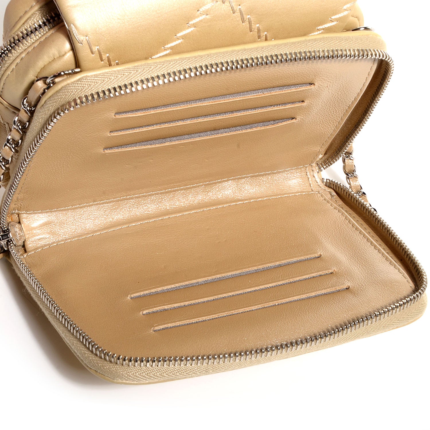 Chanel Calfskin Ultimate Stitch Mini Flap WOC Gold 6 of 10