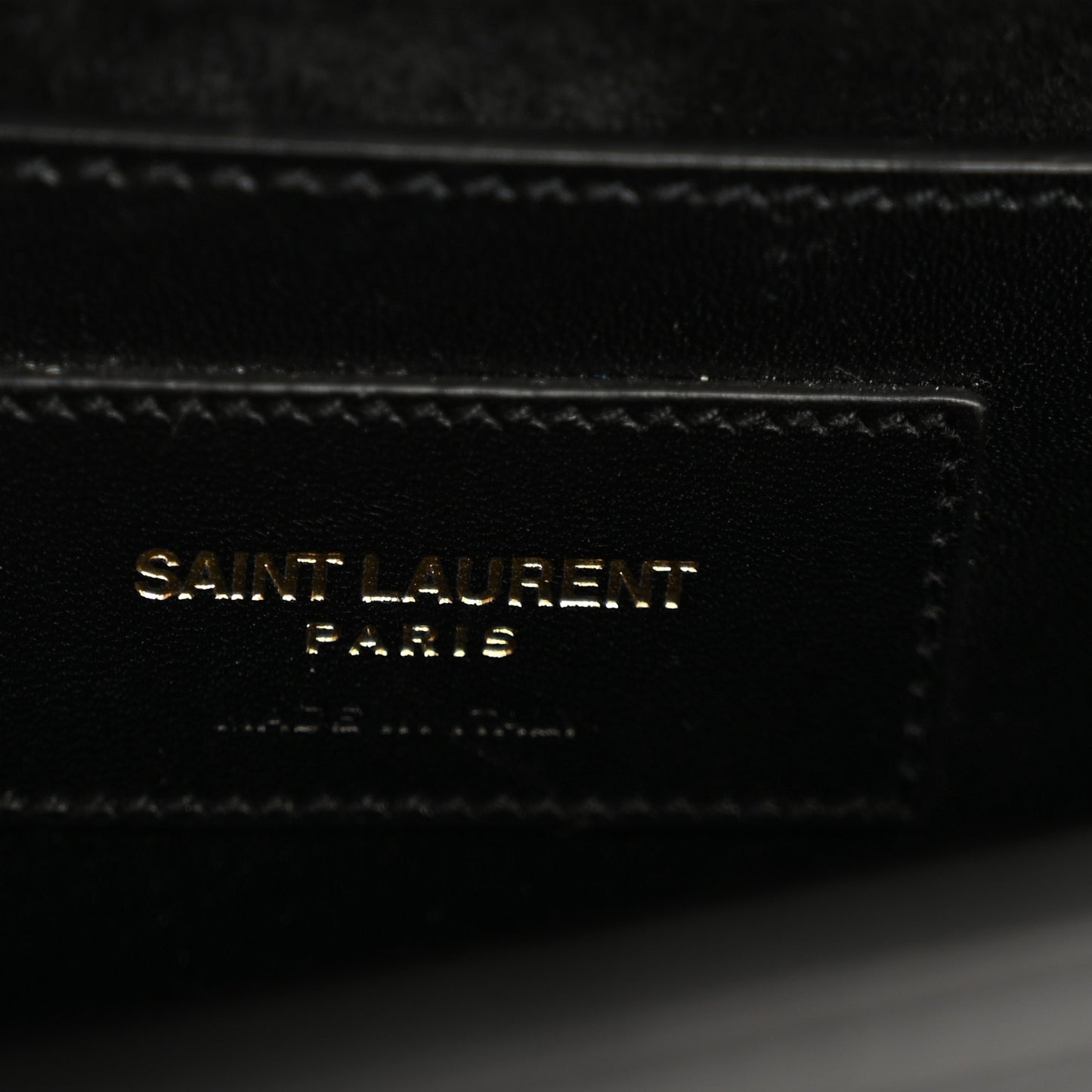 Calfskin Small Classic Monogram Kate Tassel Satchel Black