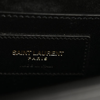 Saint Laurent Calfskin Small Classic Monogram Kate Tassel Satchel Black 6 of 15