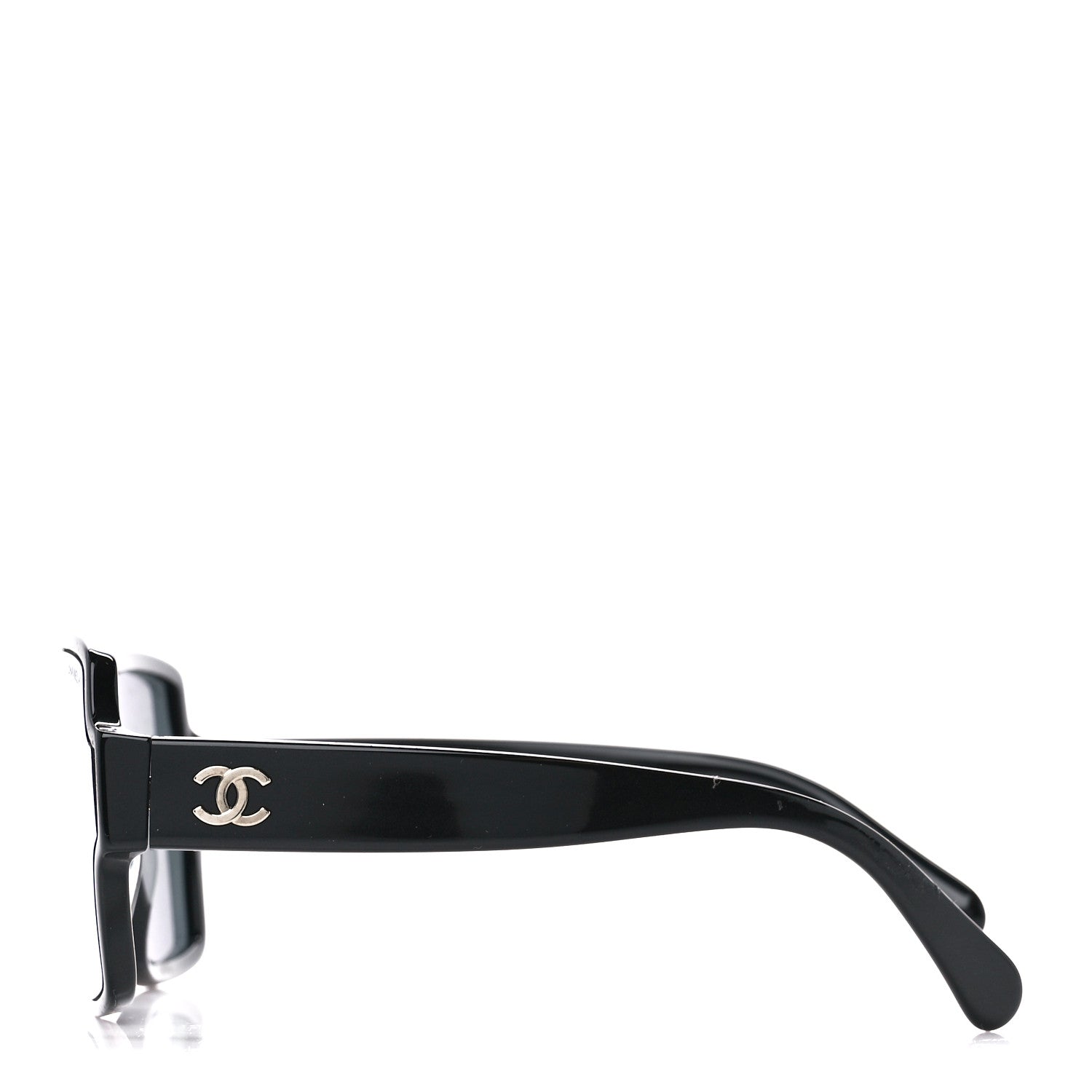 Chanel Acetate Square CC Sunglasses 5385 Black 3 of 8