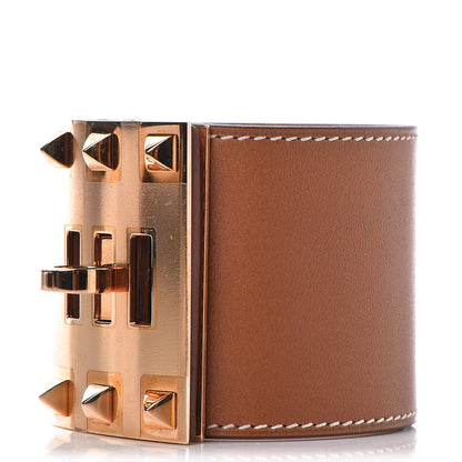 Hermes Barenia Kelly Extreme Dog Bracelet S Fauve 1 of 7