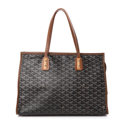 Goyard Goyardine Marquises Tote Black Gold 1 of 16