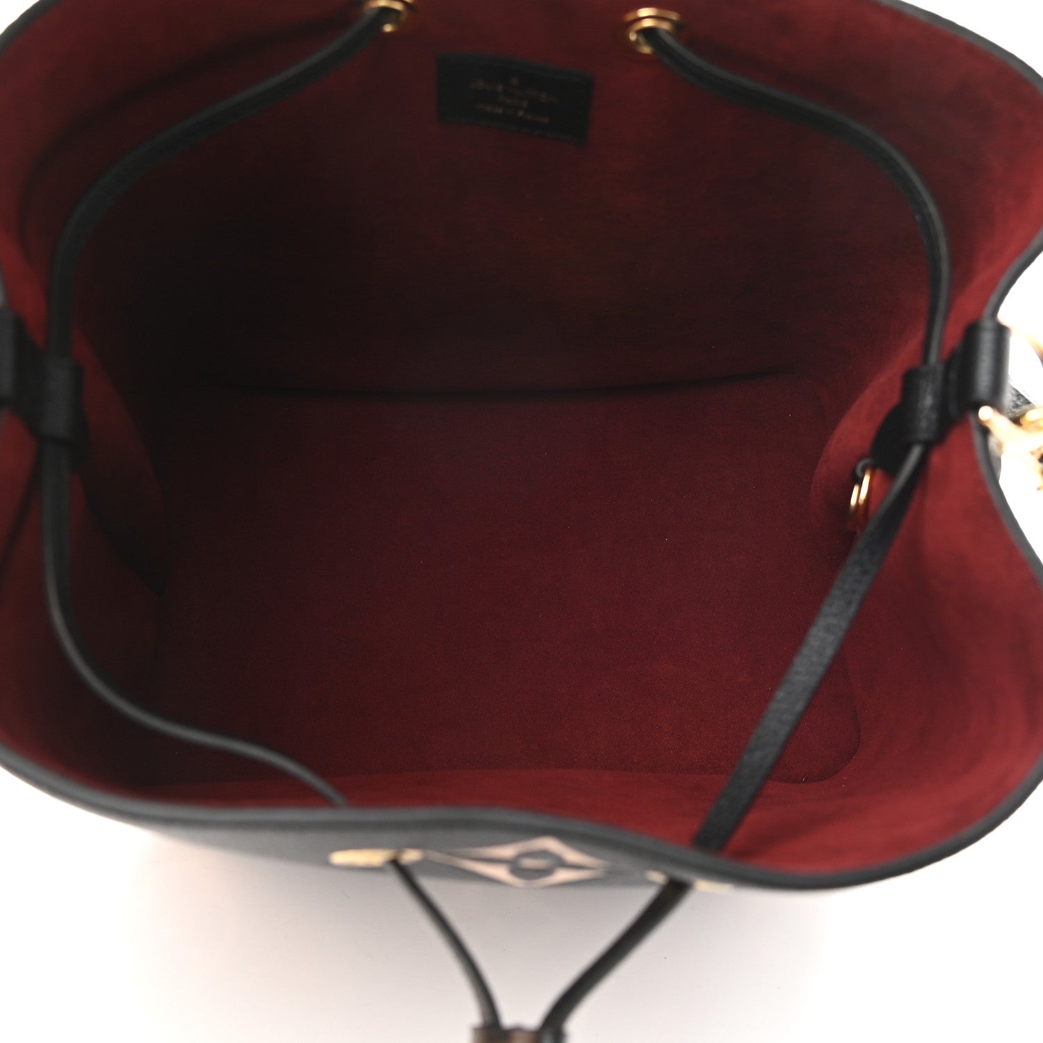 Louis Vuitton Empreinte Monogram Giant Neonoe MM Black Beige 5 of 8