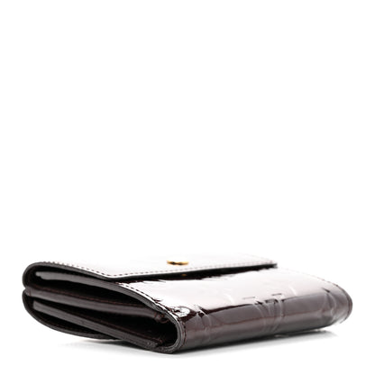 Louis Vuitton Vernis Elise Wallet Amarante 4 of 11
