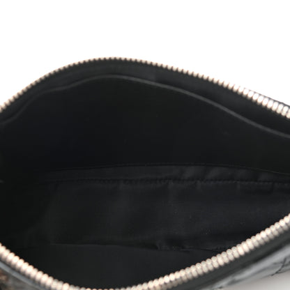 Christian Dior Patent Cannage Chain Pouch Black 5 of 10