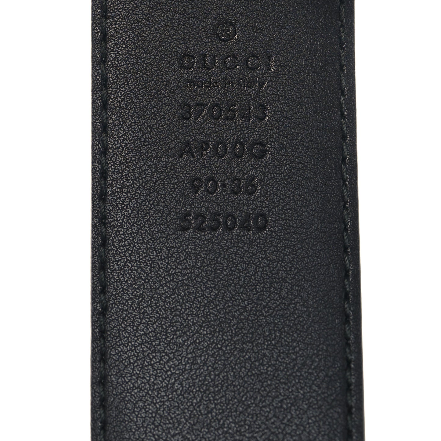 Calfskin Interlocking G 37mm Belt 90 36 Black