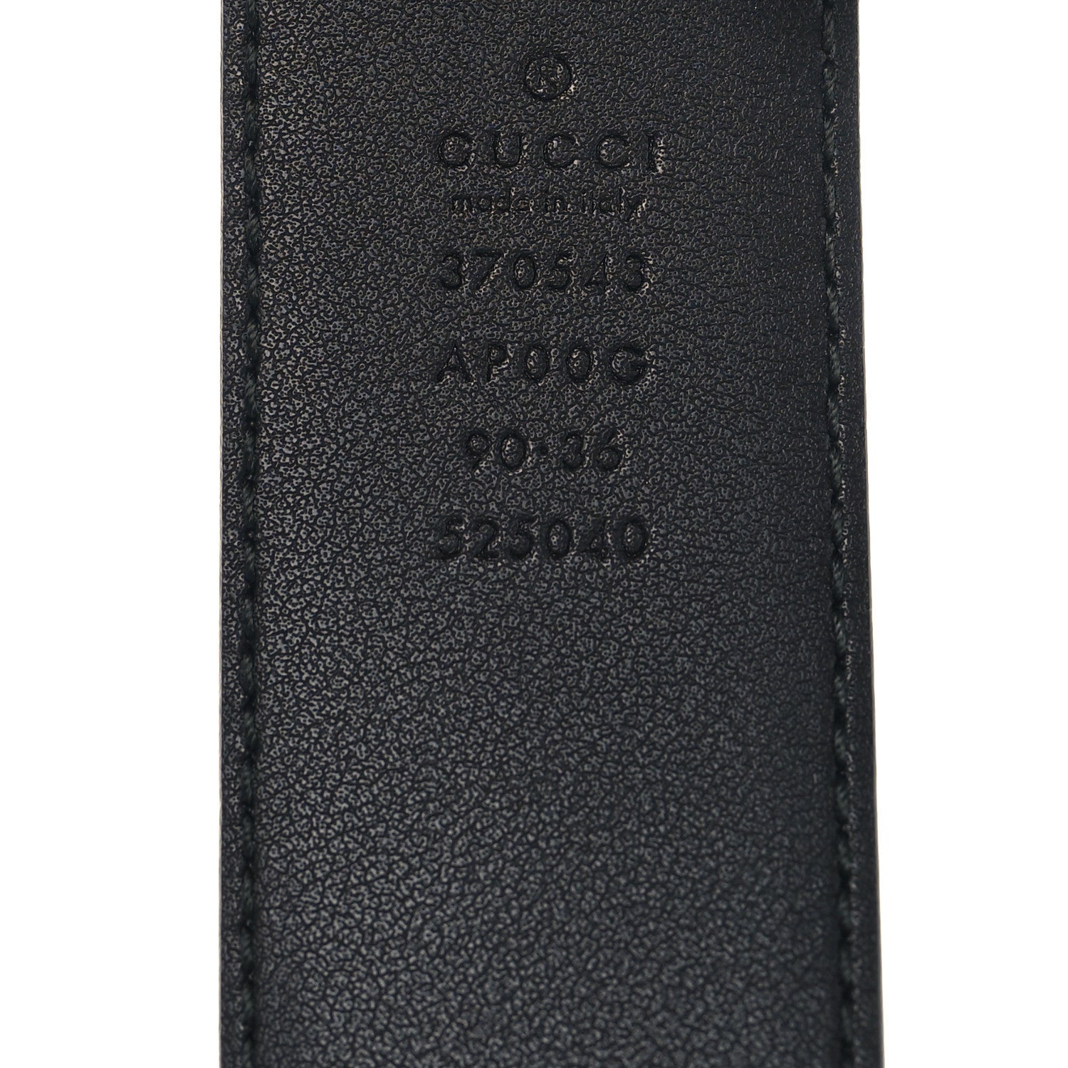 Gucci Calfskin Interlocking G 37mm Belt 90 36 Black 5 of 5