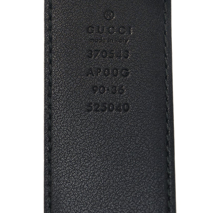 Gucci Calfskin Interlocking G 37mm Belt 90 36 Black 5 of 5