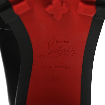 Christian Louboutin Calfskin Marchacroche 70 Chelsea Boots 35 Black 7 of 8