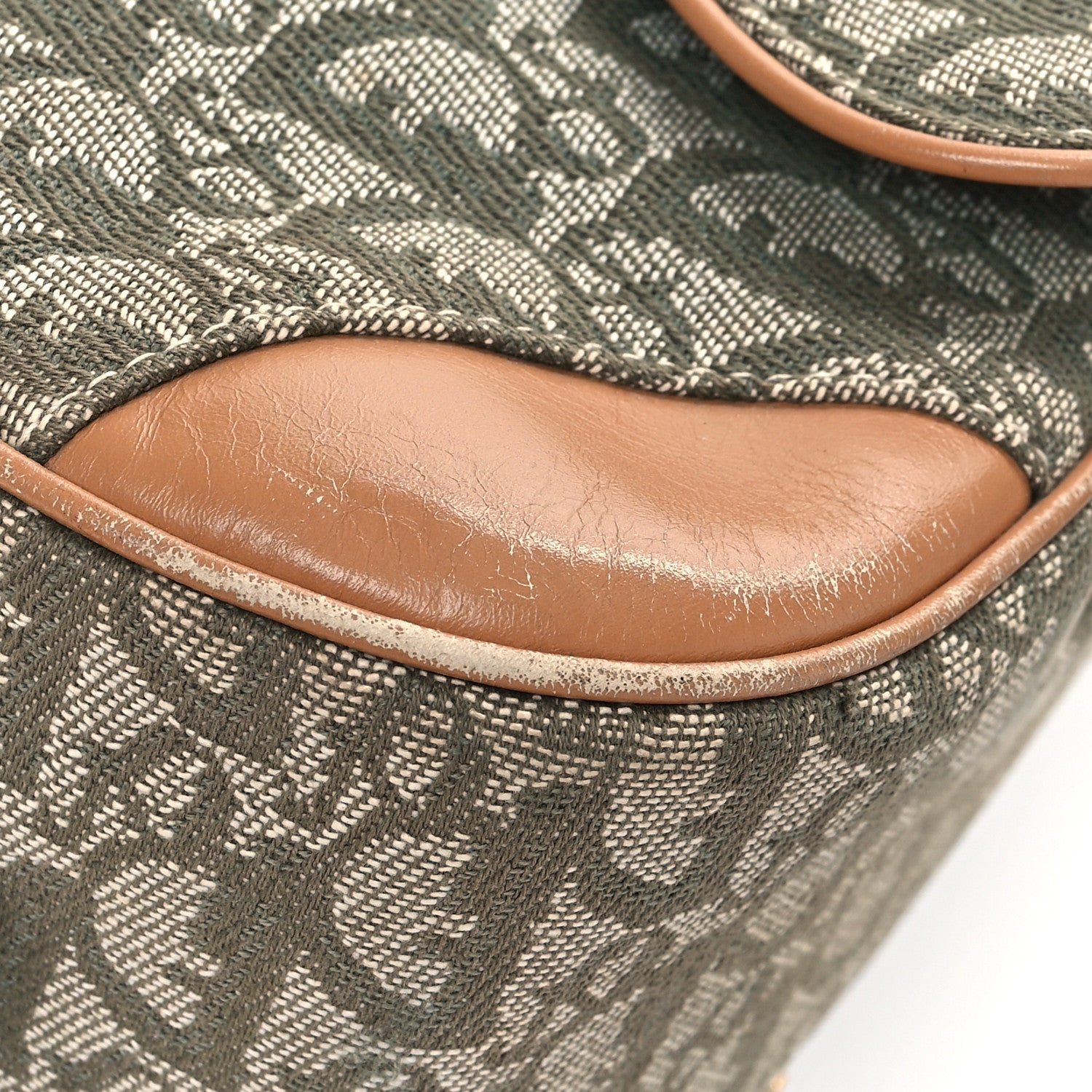 Christian Dior Monogram Saddle Bowler Green 11 of 13