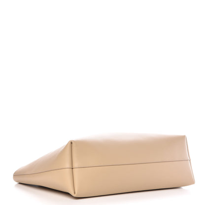 Saint Laurent Calfskin Large Shopping Tote Natural 5 of 11