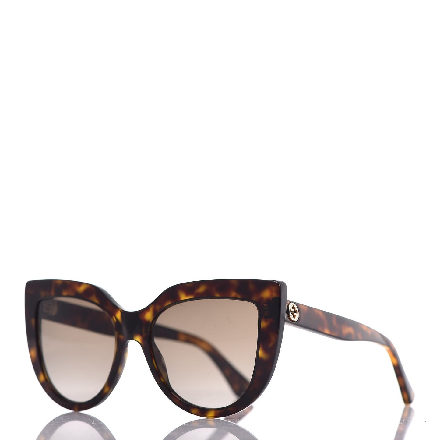 Cat Eye Sunglasses GG0164S Tortoise