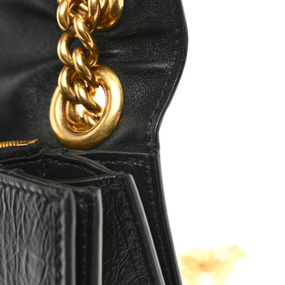 Balenciaga Crushed Calfskin Medium Crush Chain Bag Black 11 of 11