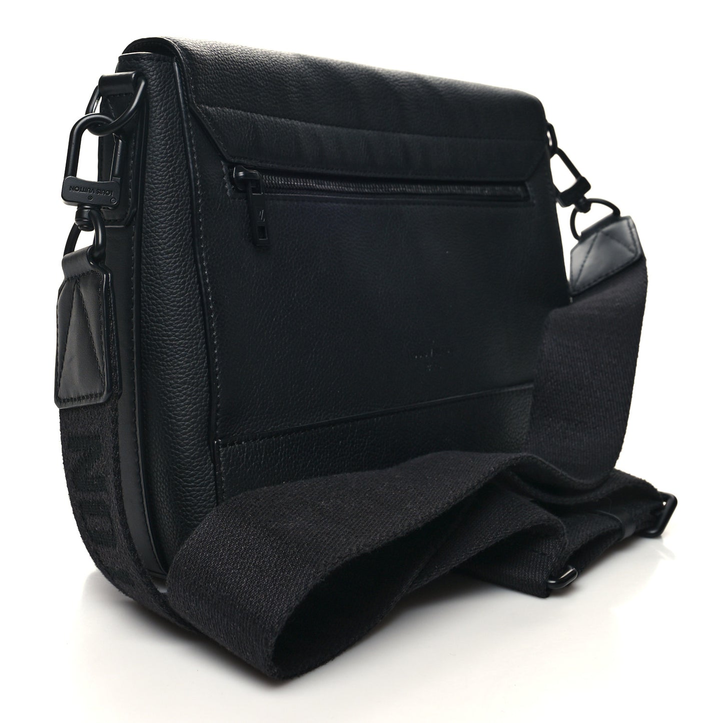 Calfskin Aerogram Messenger Black