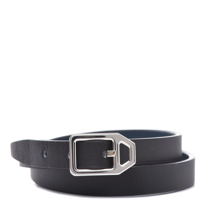 Hermes Chamonix Swift Paddock Double Tour Bracelet T4 Black Bleu De Prusse 1 of 8