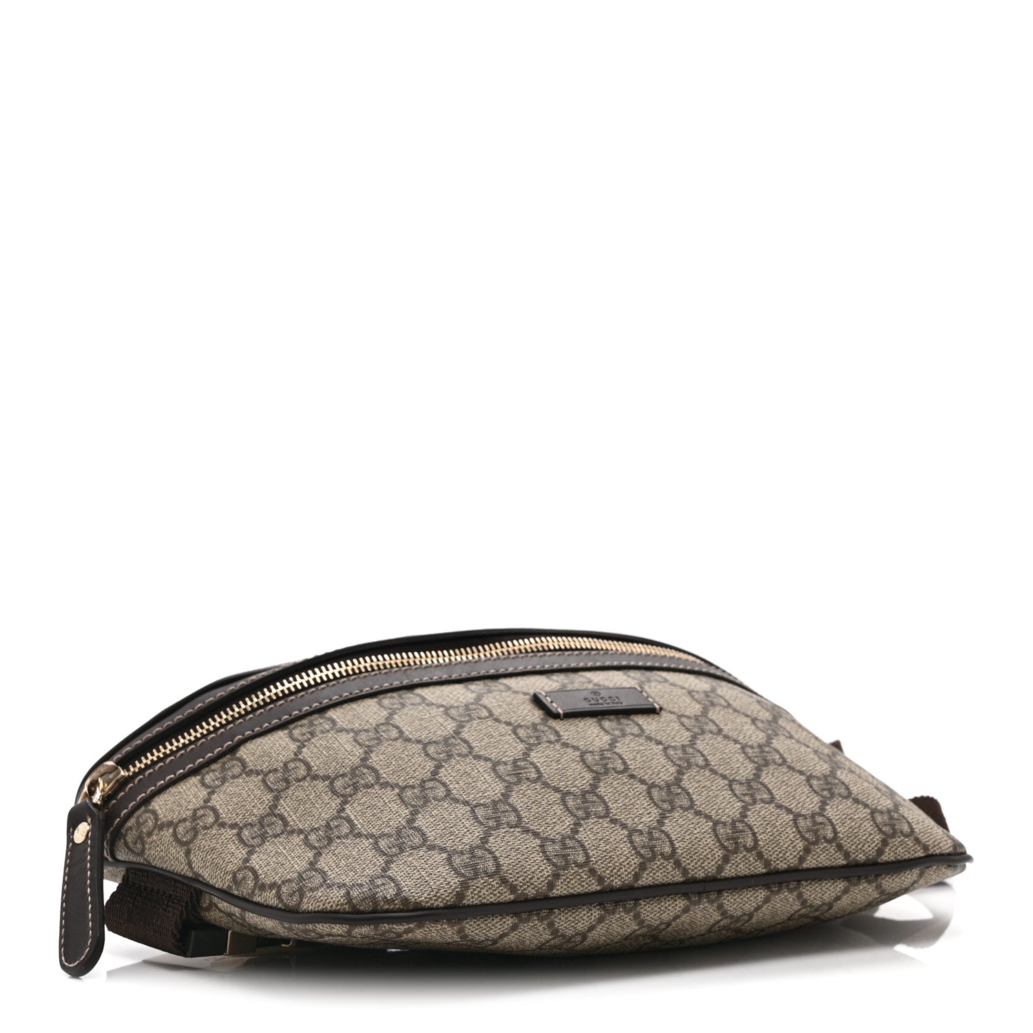 Gucci GG Supreme Monogram Belt Bag Dark Brown 4 of 10