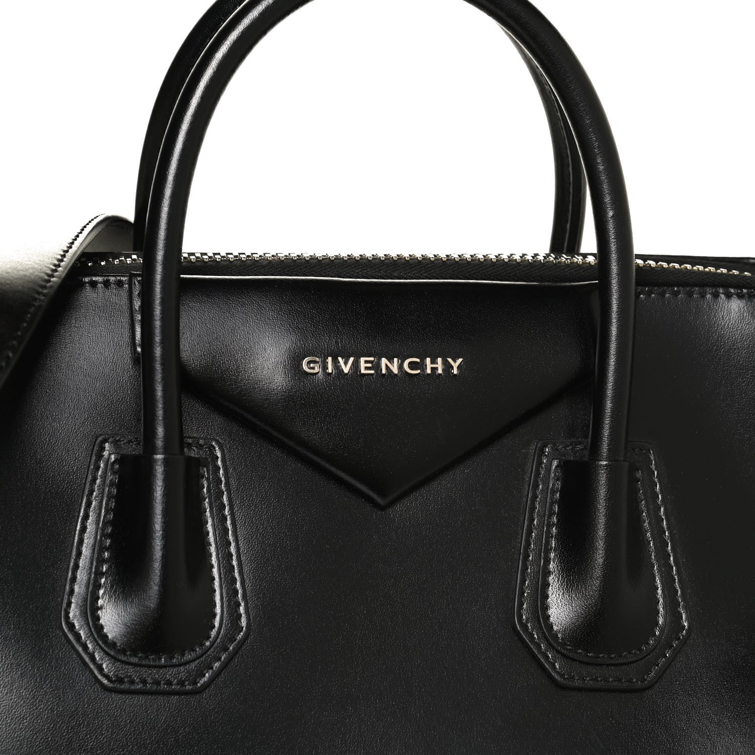 Givenchy Shiny Lord Calfskin Medium Antigona Black 8 of 11