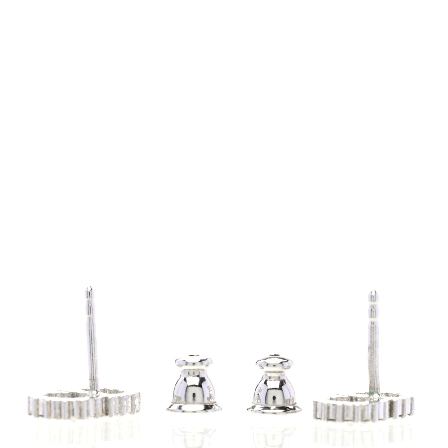 Strass Crystal CD Earrings Silver