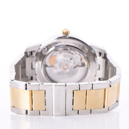 Tiffany Stainless Steel 18K Yellow Gold 37mm Atlas 3-Hand Automatic Watch 4 of 7
