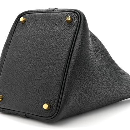 Hermes Taurillon Clemence Picotin Lock 18 PM Black 9 of 11