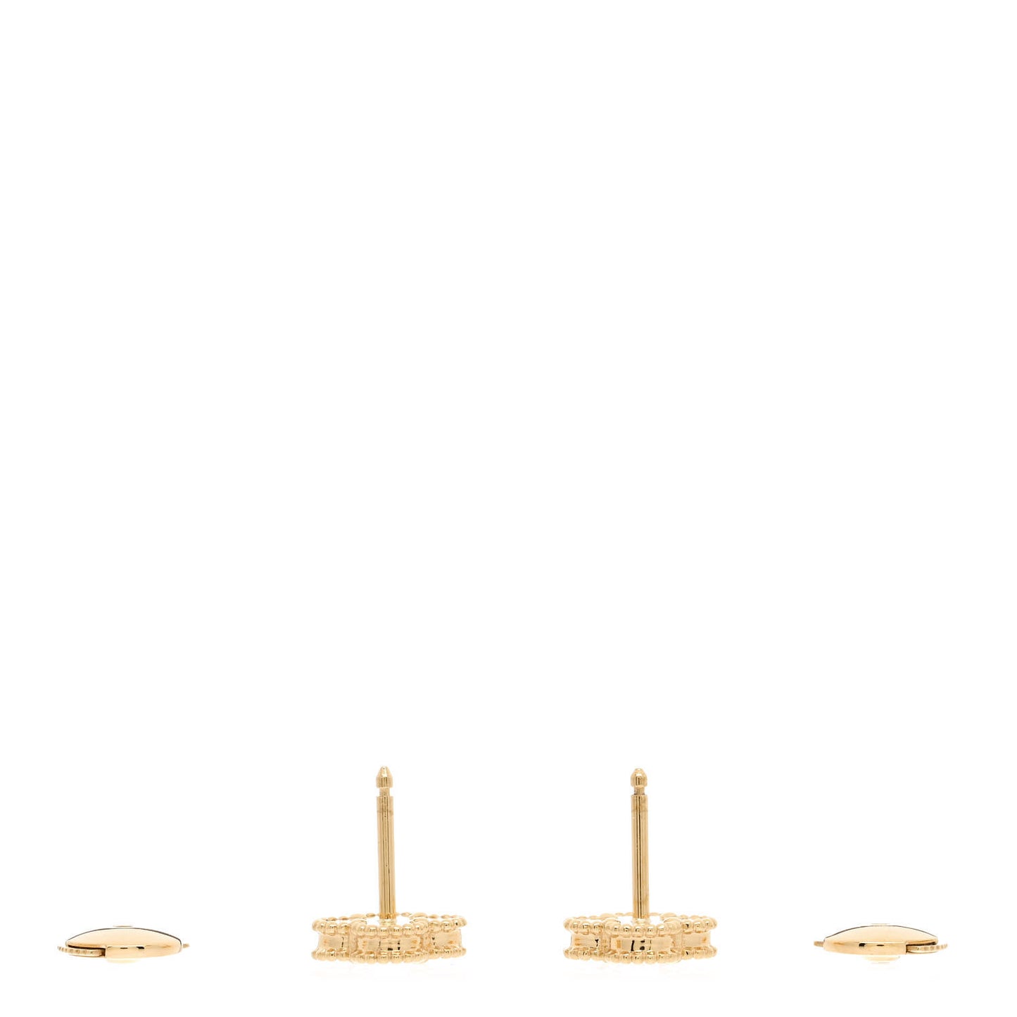 18K Yellow Gold Mother of Pearl Sweet Alhambra Earrings