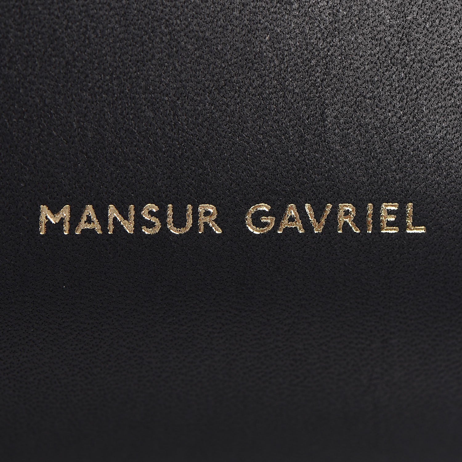 Mansur Gavriel Calfskin Mini Bucket Bag Black Blu 8 of 12