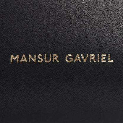 Mansur Gavriel Calfskin Mini Bucket Bag Black Blu 8 of 12