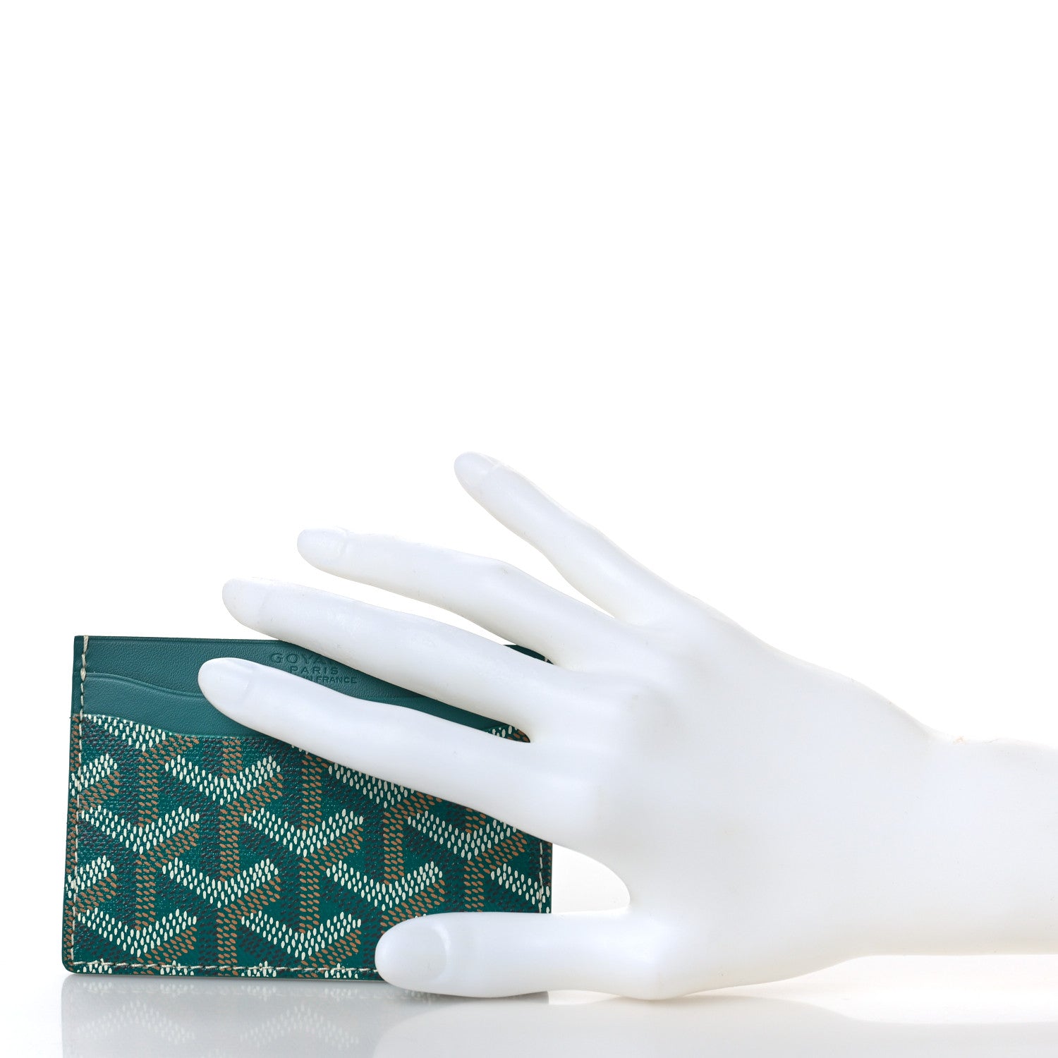 Goyard Goyardine Saint Sulpice Card Holder Green 2 of 7