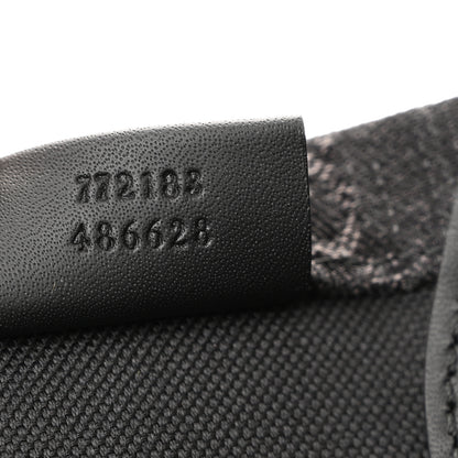 Gucci Denim Ophidia GG Monogram Tote Medium Black Grey 8 of 12