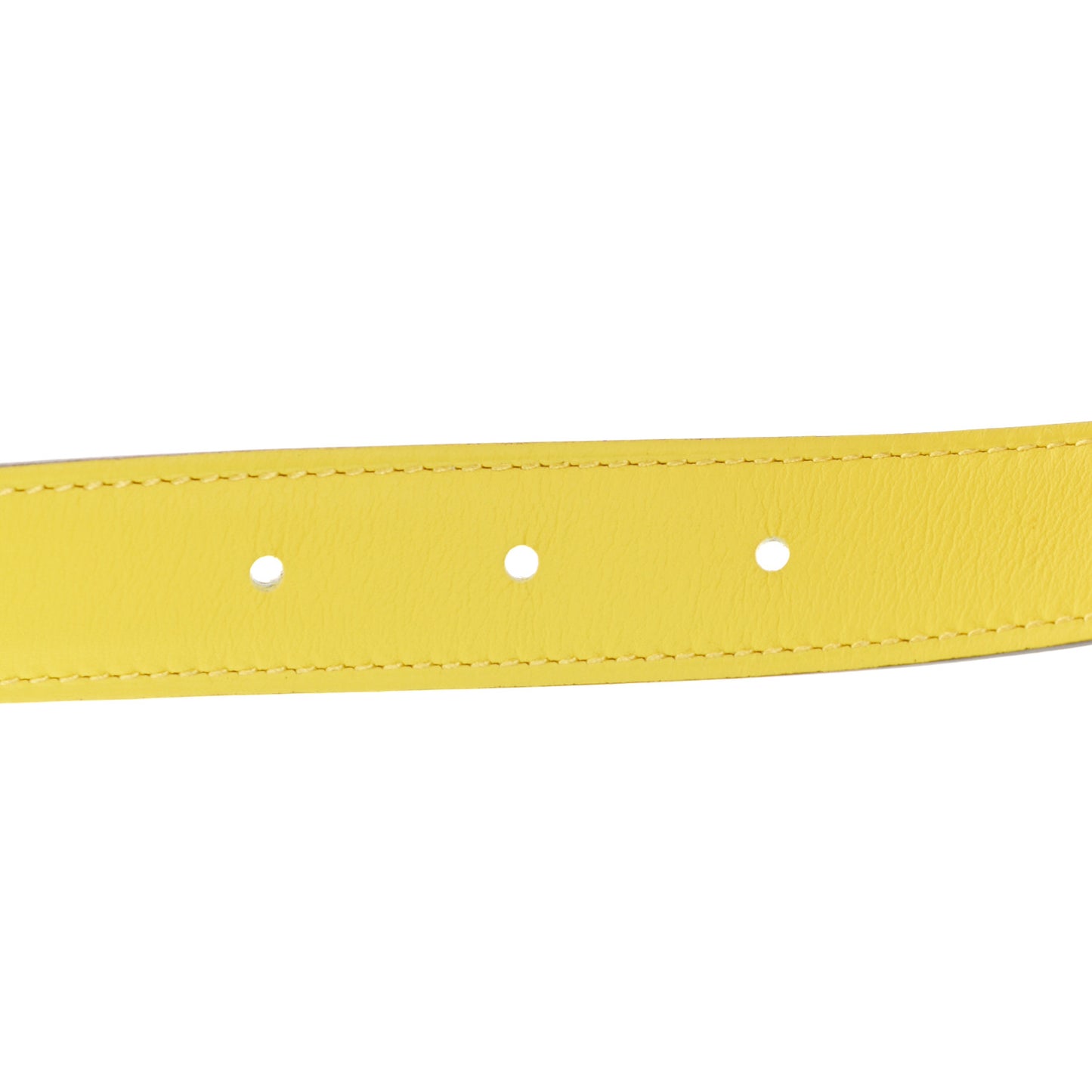 Swift Epsom 24mm Mini Constance H Belt 75 Jaune Craie