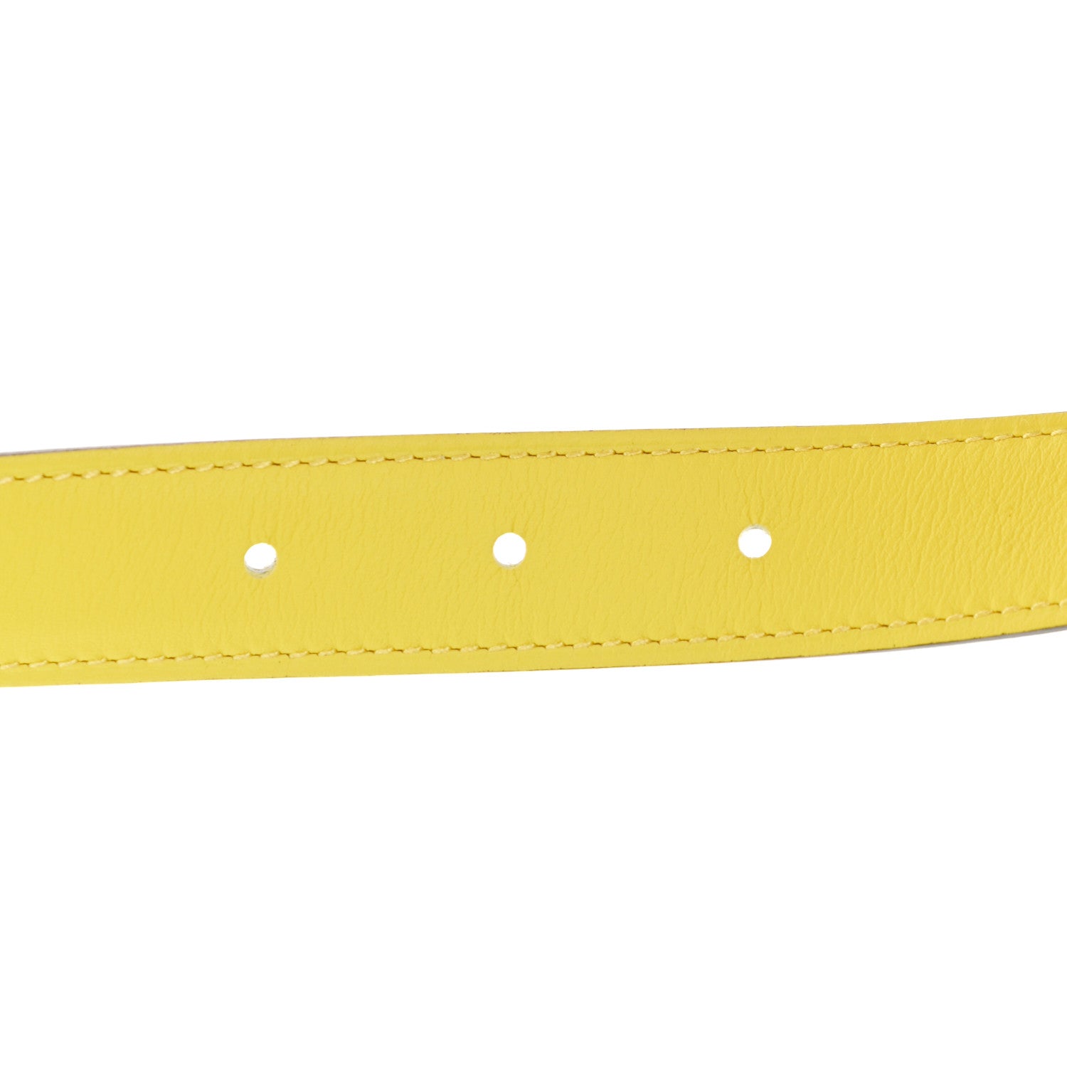 Hermes Swift Epsom 24mm Mini Constance H Belt 75 Jaune Craie 5 of 6