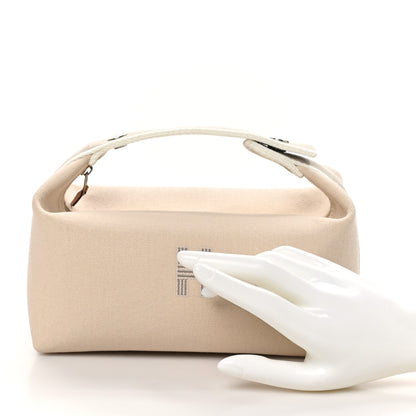 Hermes Canvas Small Bride-A-Brac Pouch Natural 2 of 9