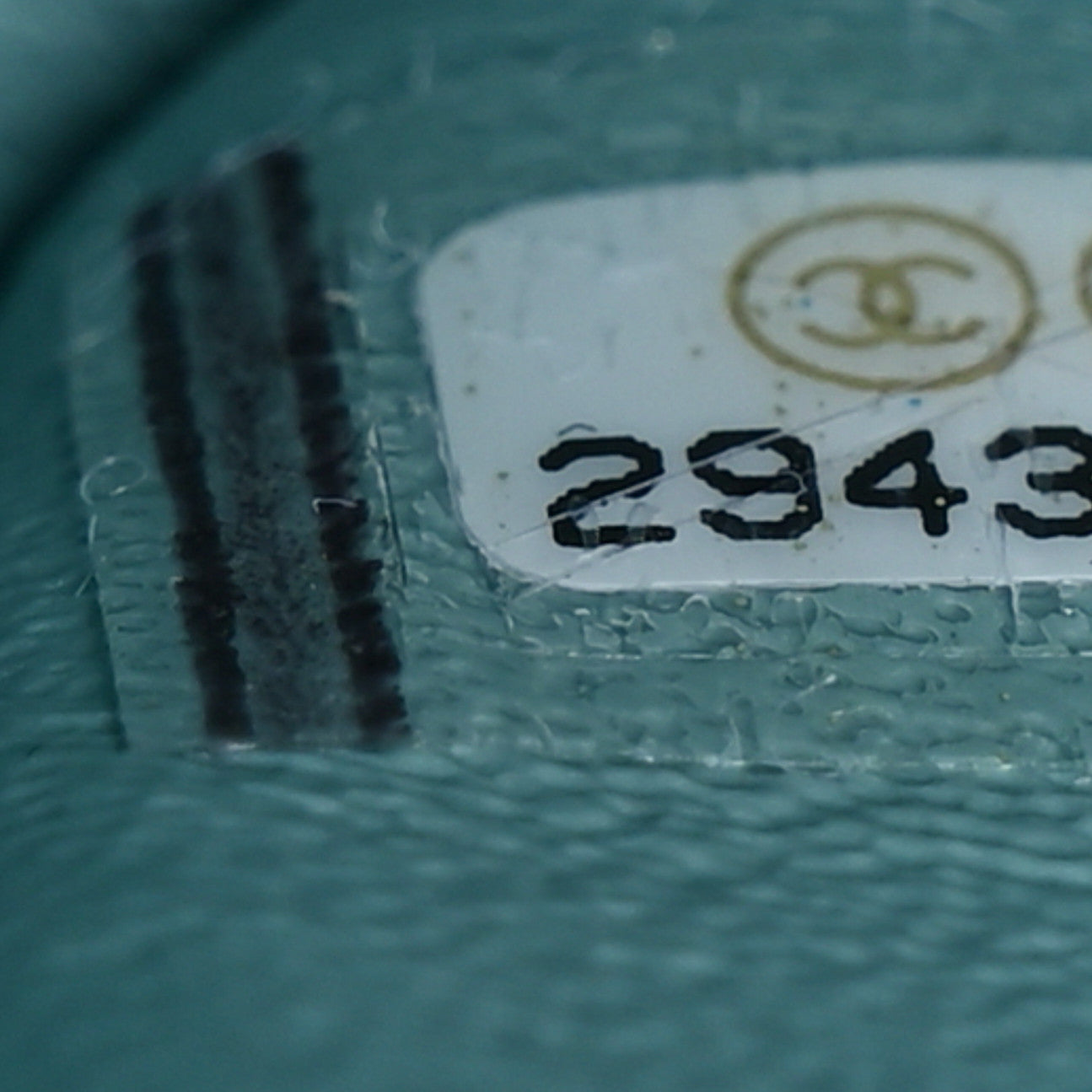 Caviar Quilted Medium Double Flap Light Blue