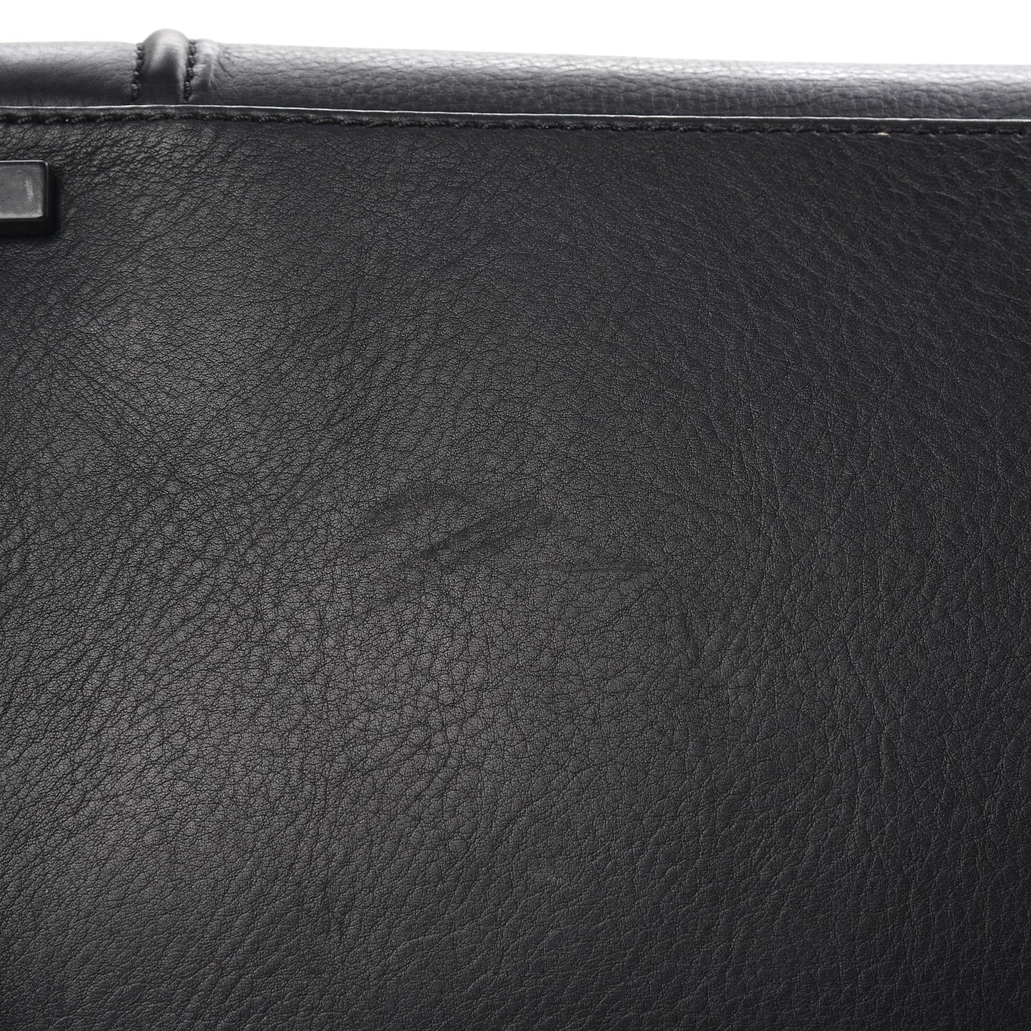 Supple Calfskin Medium Phantom Luggage Black