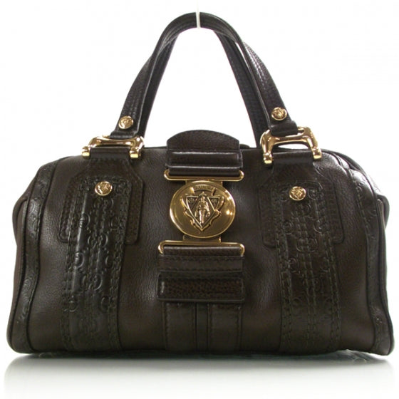 Gucci Guccissima Aviatrix Boston Chocolate 1 of 10