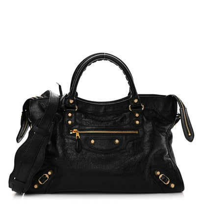 Balenciaga Agneau Giant 12 Gold Hardware City Black 1 of 13