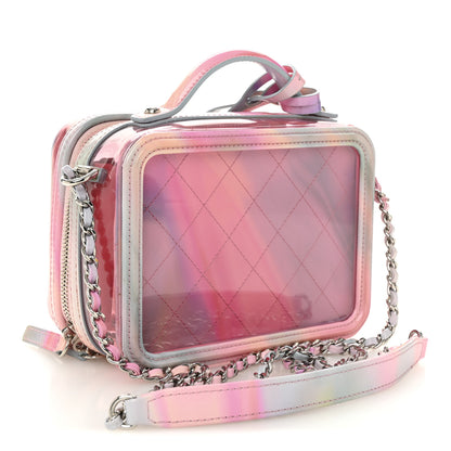 Chanel PVC Lambskin Filigree Small CC Filigree Vanity Case Pink Multicolor 3 of 10