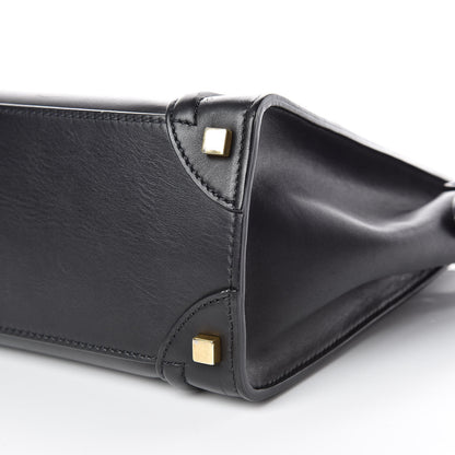 Celine Smooth Calfskin Micro Luggage Black 6 of 10