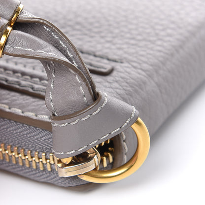 Chloe Calfskin Marcie Long Zip Around Wallet Cashmere Grey 9 of 11