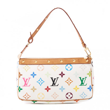 Louis Vuitton Monogram Multicolor Pochette Accessories White 1 of 8