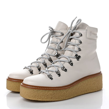Hermes Calfskin Discovery Ankle Boot 40 White 3 of 7