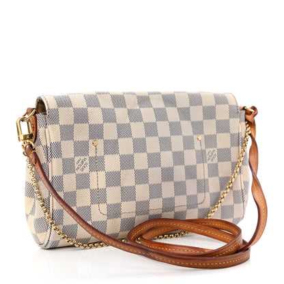 Louis Vuitton Damier Azur Favorite MM 3 of 11