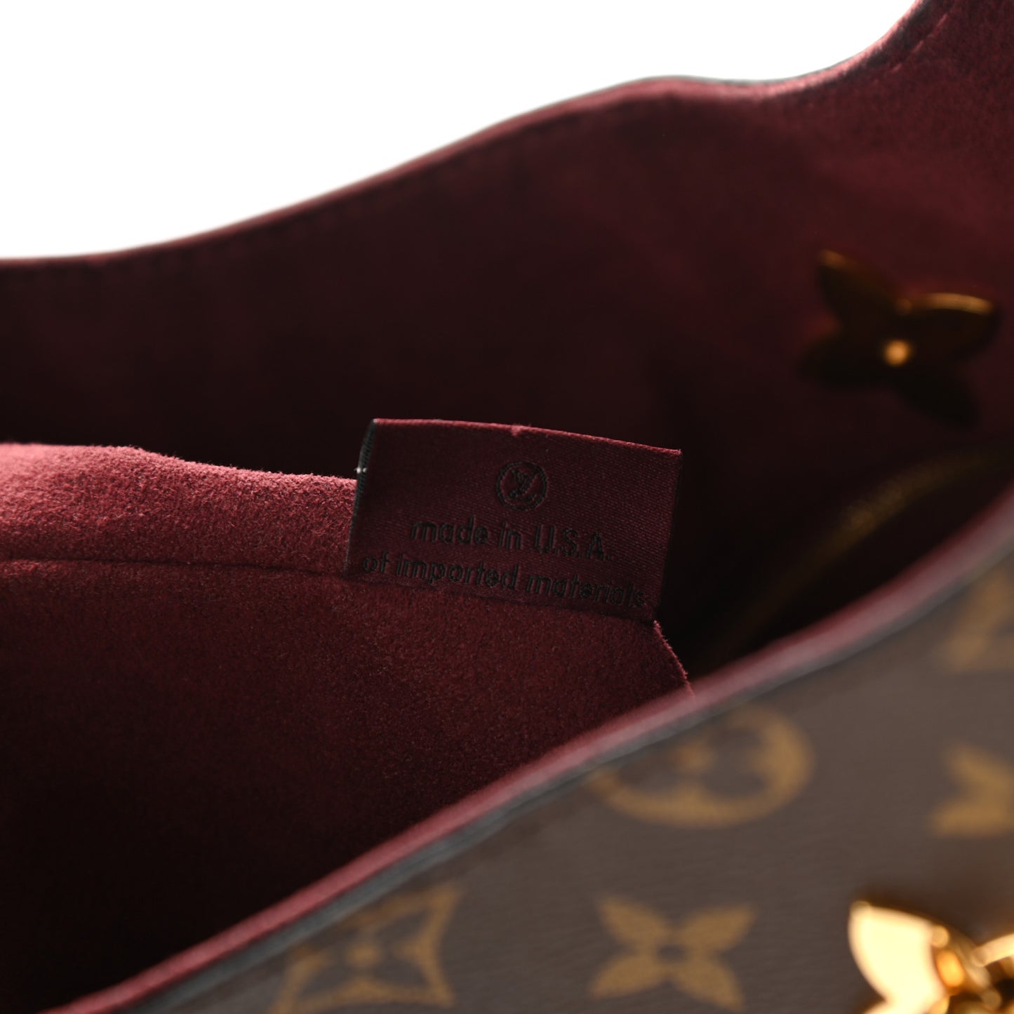 Monogram Flower Hobo Bordeaux