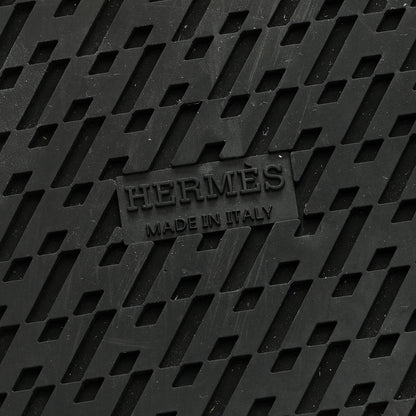 Hermes Calfskin Womens Chypre Sandals 40 Black 6 of 8